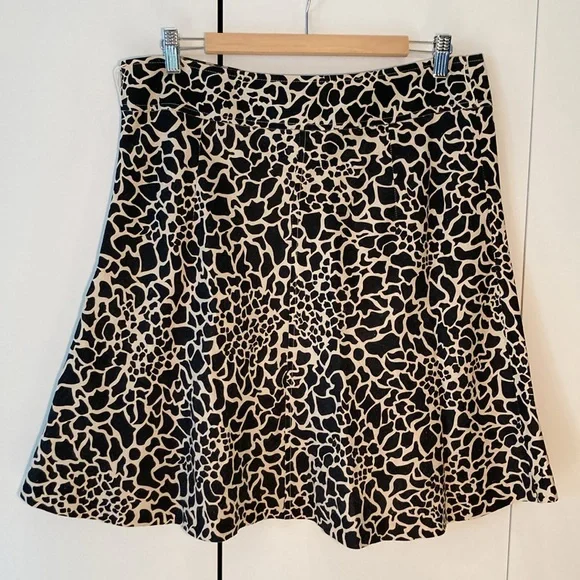 Merona animal print A-line skirt 10 - Picture 3 of 11